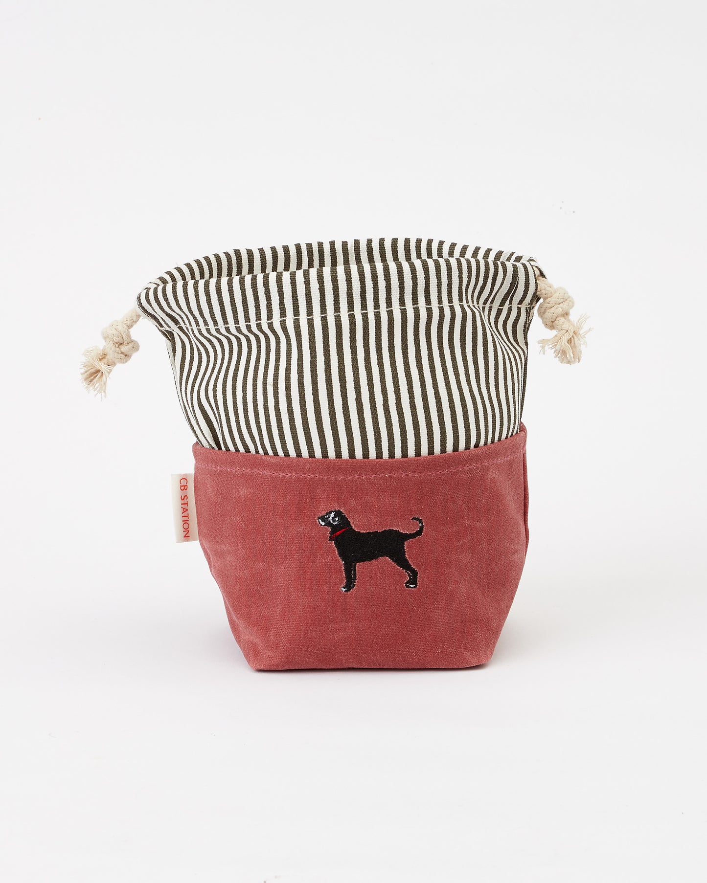 Black Dog Waxed Cotton Small Bin