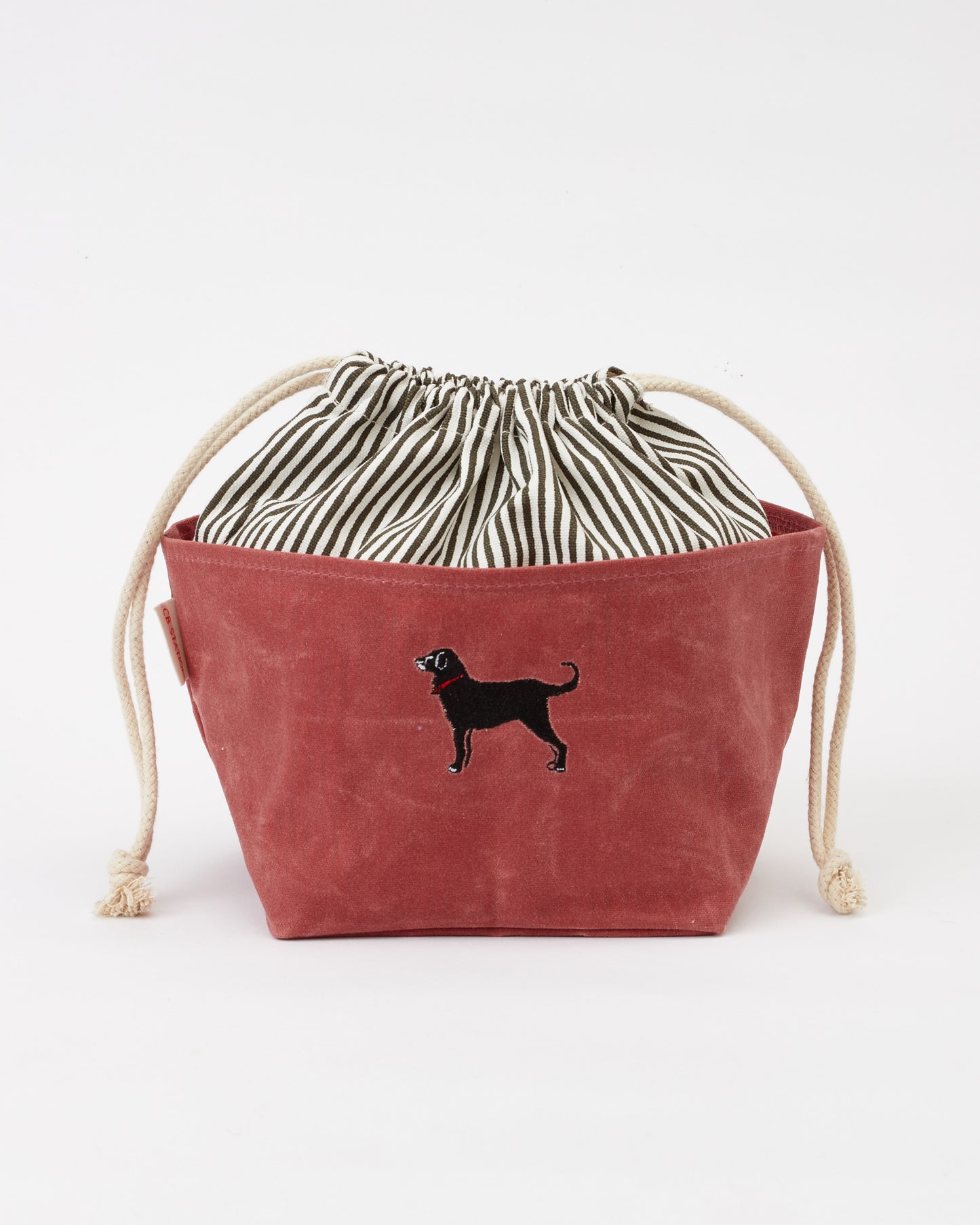 Black Dog Waxed Cotton Medium Bin