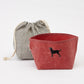 Black Dog Waxed Cotton Medium Bin