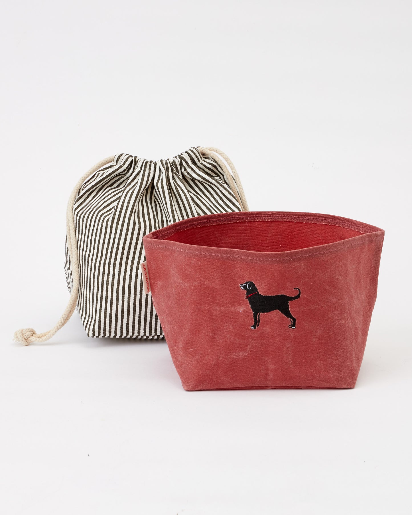 Black Dog Waxed Cotton Medium Bin