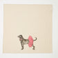 Black Dog Tutu Dog Tea Towel