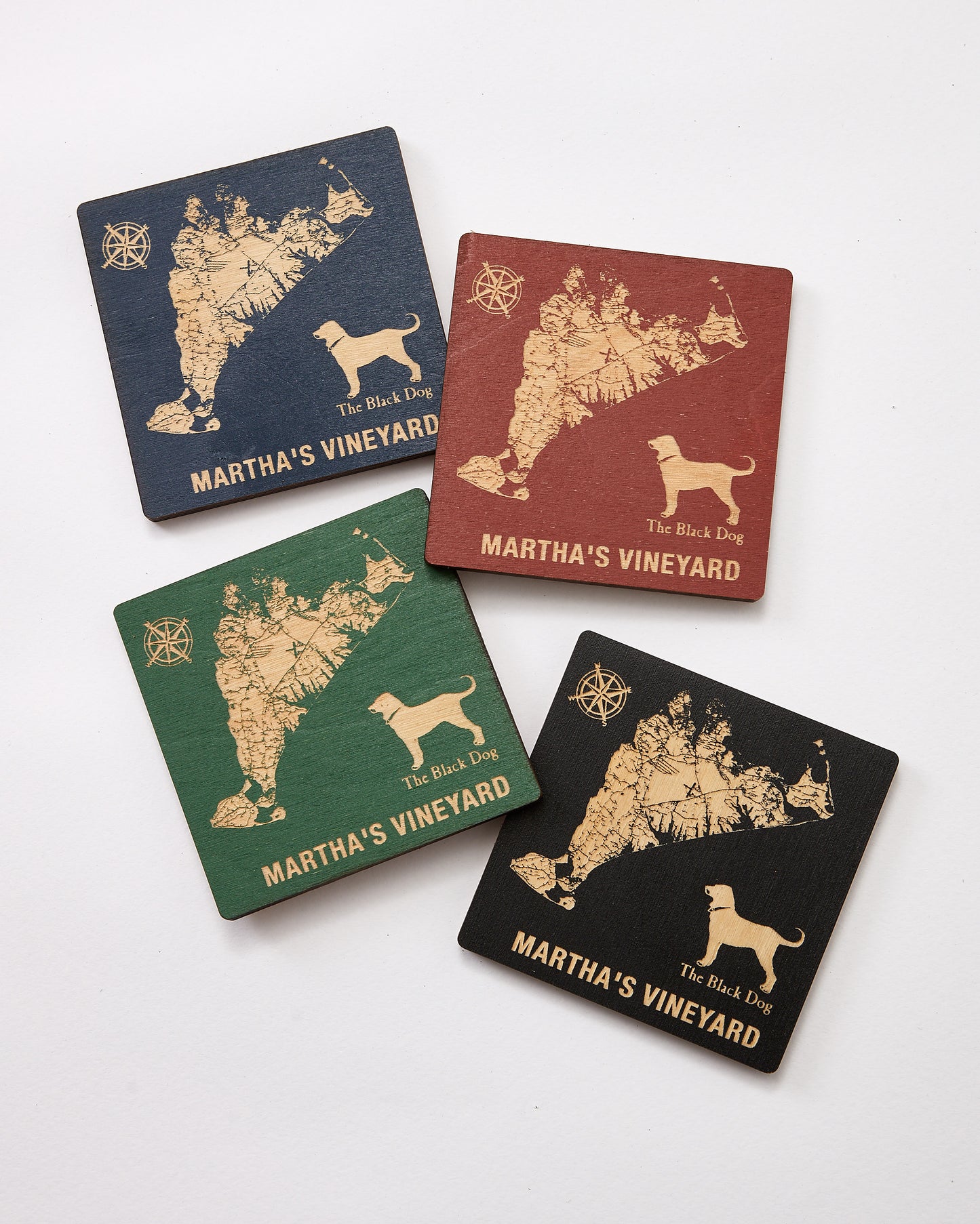 Martha's Vineyard Map Coasters