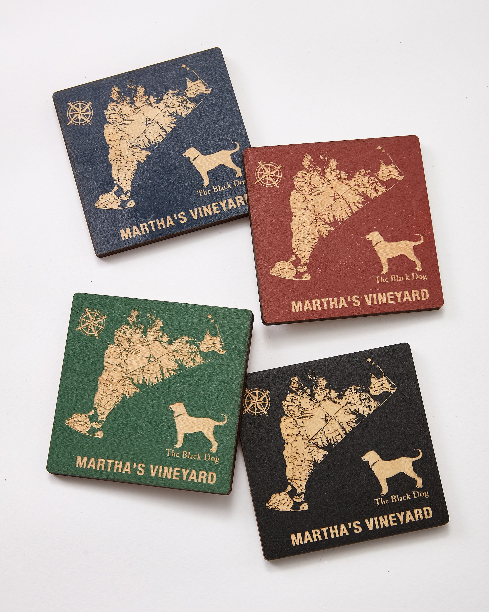 Martha's Vineyard Map Coasters