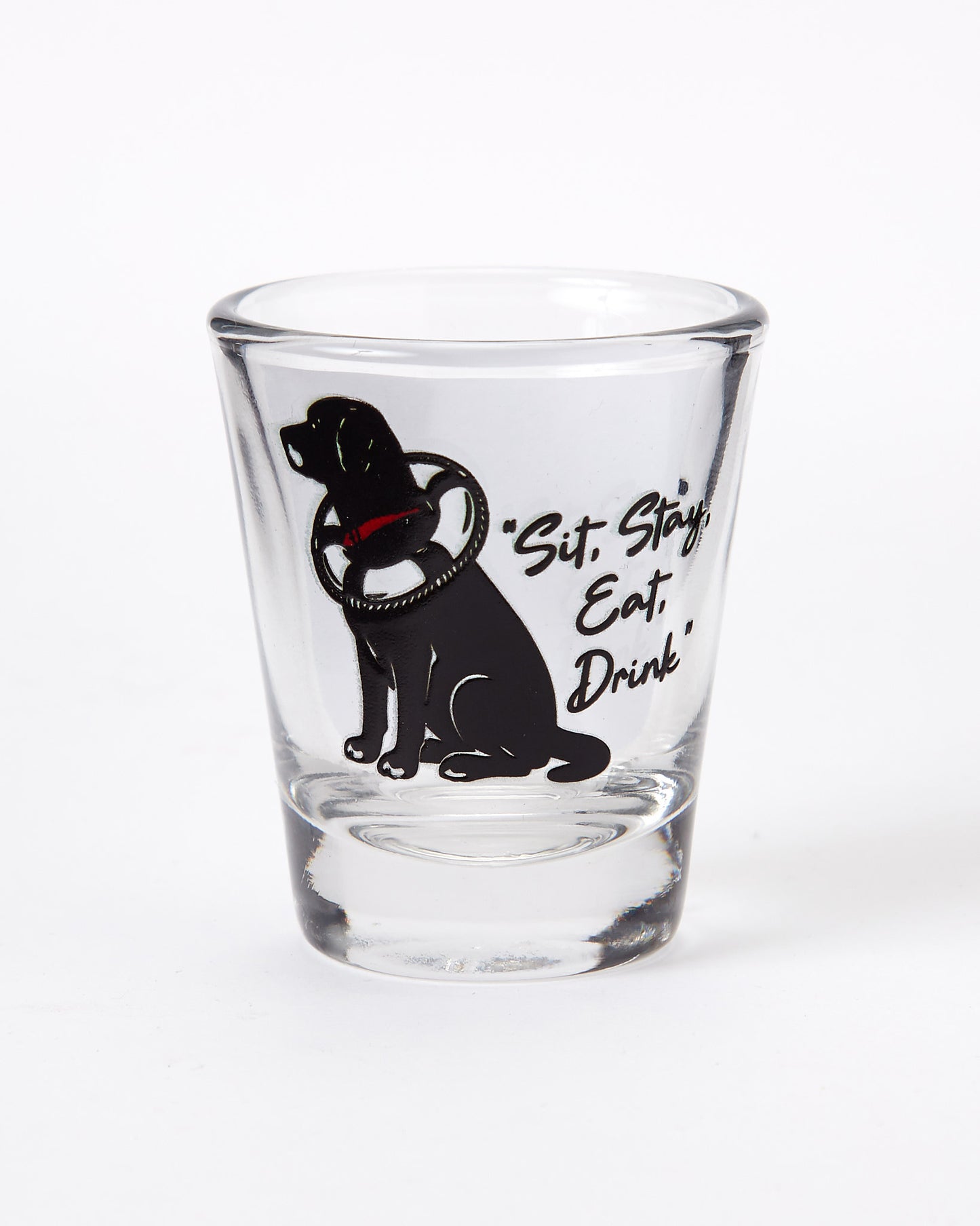 Sit Stay 2oz Shot Glass