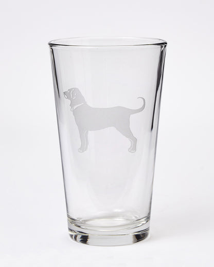 Etched Pint Glass 16oz
