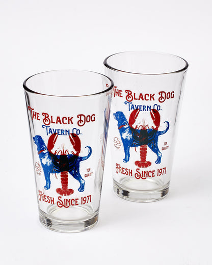 Lobster Dog 16 OZ Pint Glass
