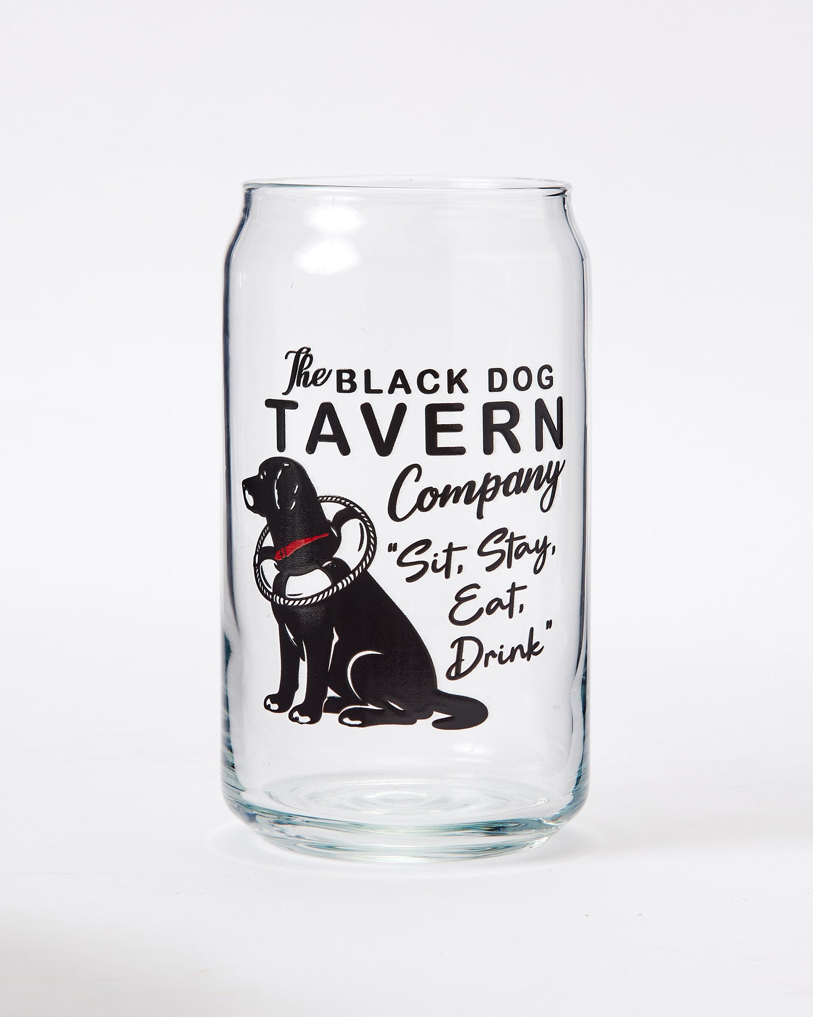 Sit Stay Beer Can Glass 16oz