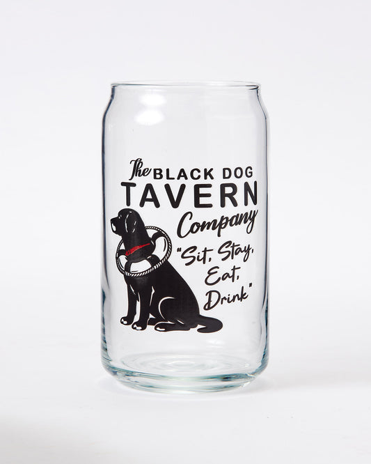 Sit Stay Beer Can Glass 16oz