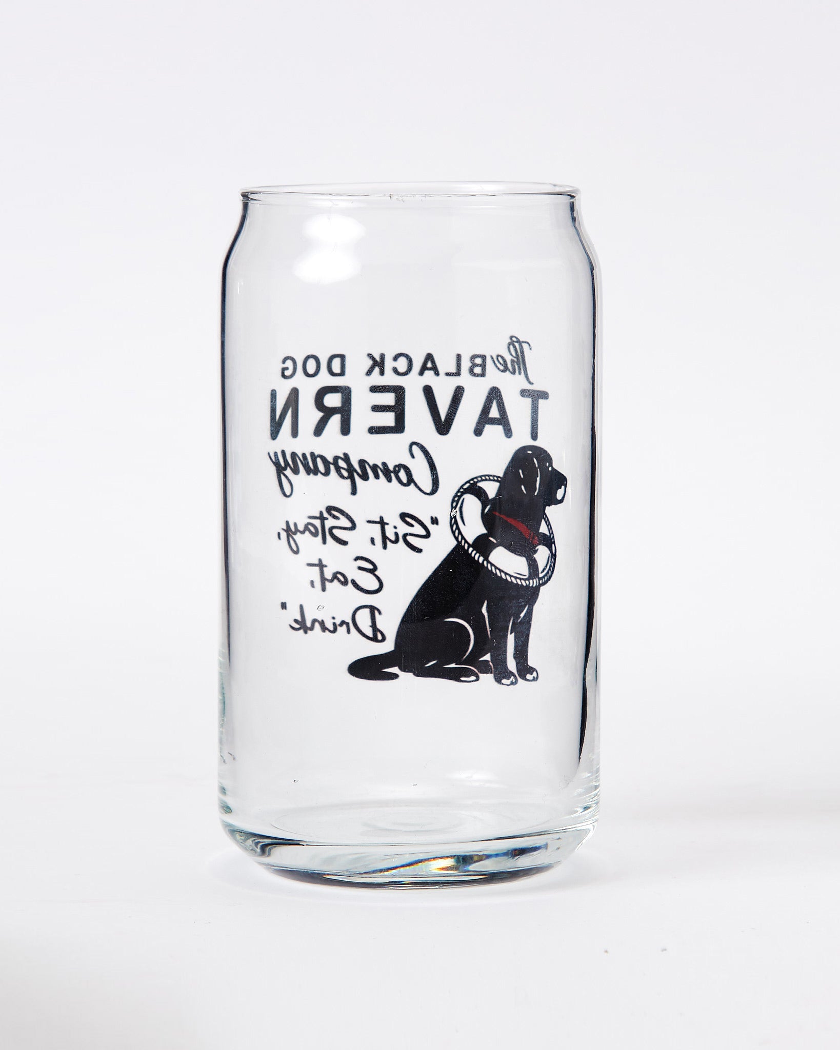 Sit Stay Beer Can Glass 16oz