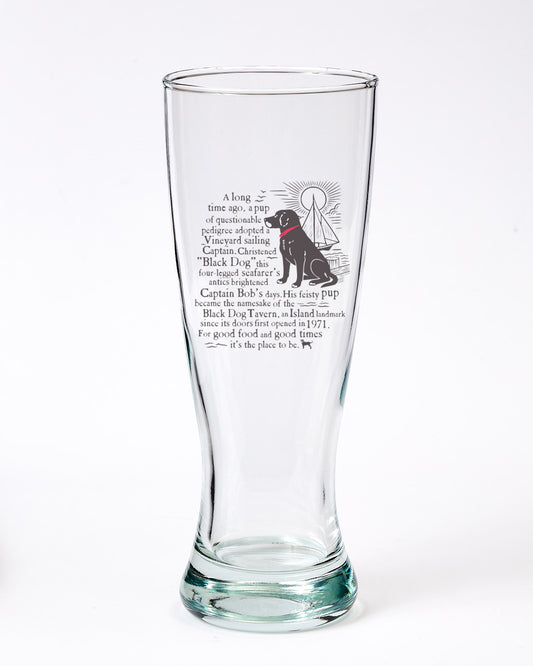 Black Dog Story Pub Glass 20oz
