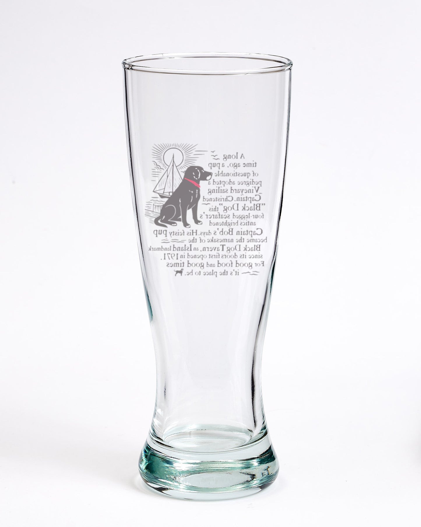 Black Dog Story Pub Glass 20oz