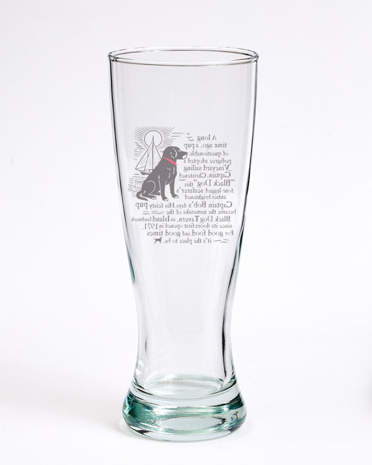 Black Dog Story Pub Glass 20oz