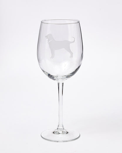 Etched Wine Glass 16oz