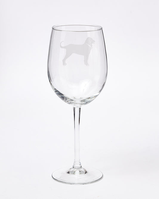 Etched Wine Glass 19oz