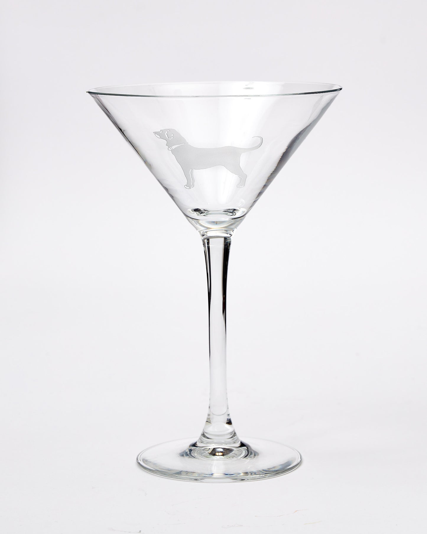 Etched Martini Glass 7.25 OZ