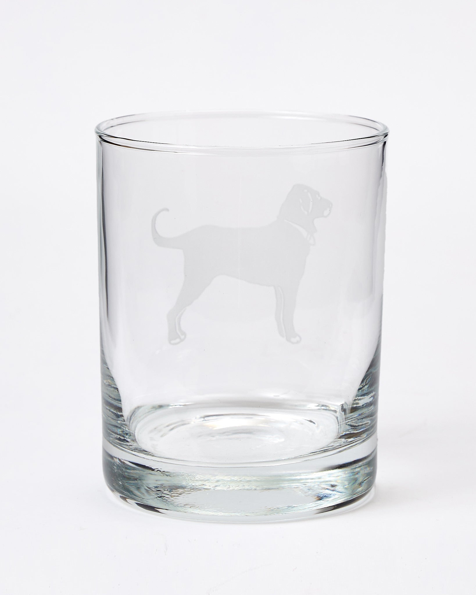 Etched Double Old Fashioned Glass 14 oz