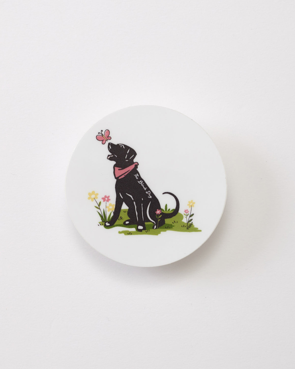Butterfly Dog Sticker