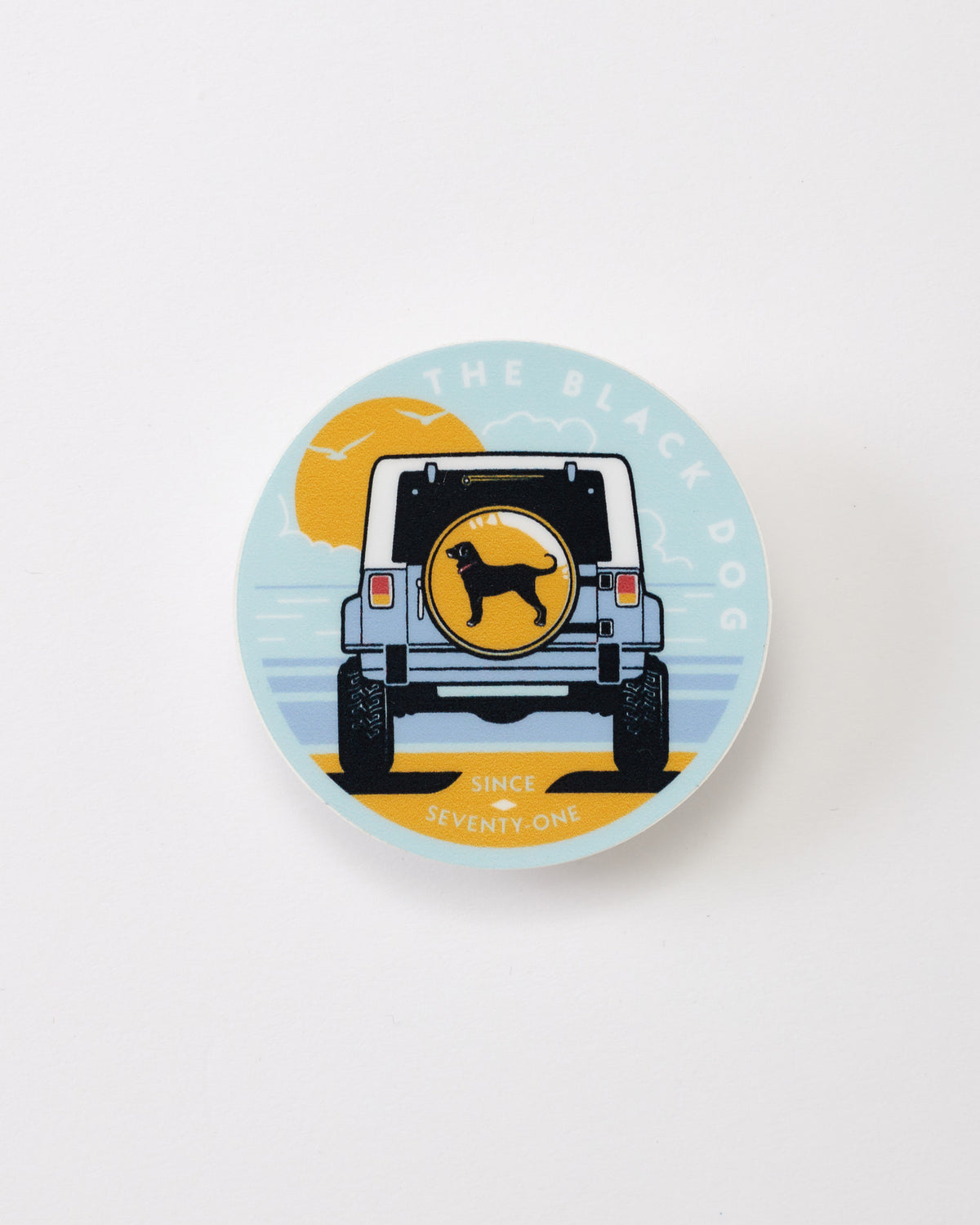 Jeep On The Beach Sticker
