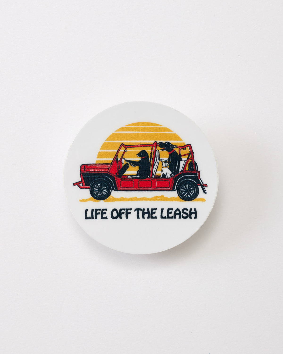 Jeep Dog w/ Friends Sticker