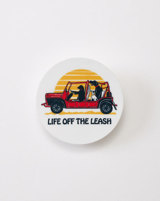 Jeep Dog w/ Friends Sticker