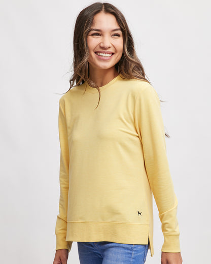 Ladies Tarpaulin Relaxed Crewneck