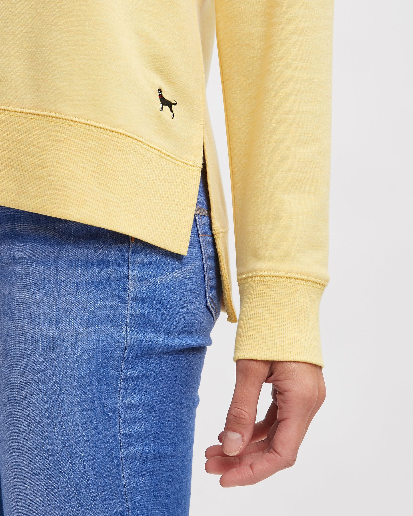 Ladies Tarpaulin Relaxed Crewneck