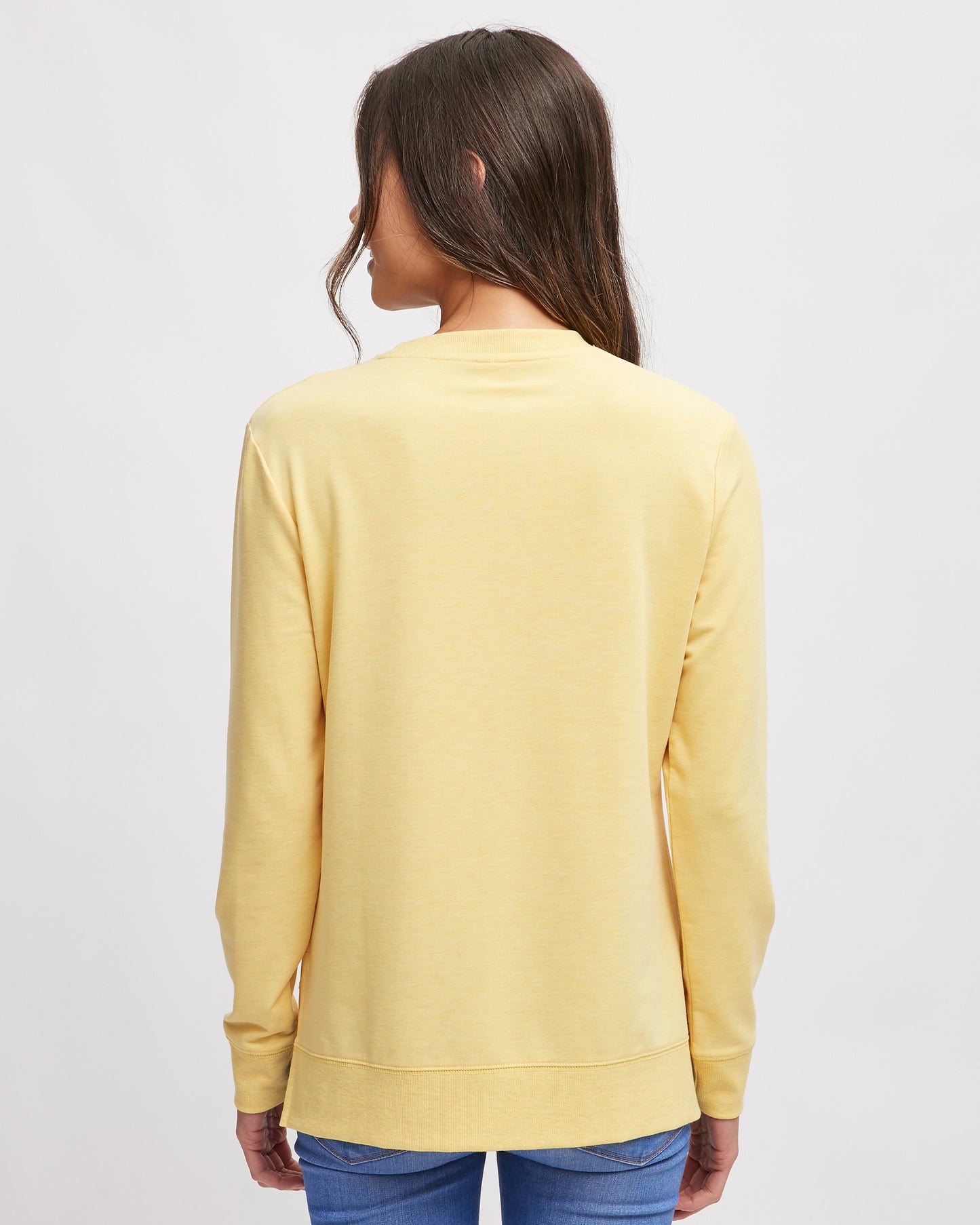 Ladies Tarpaulin Relaxed Crewneck