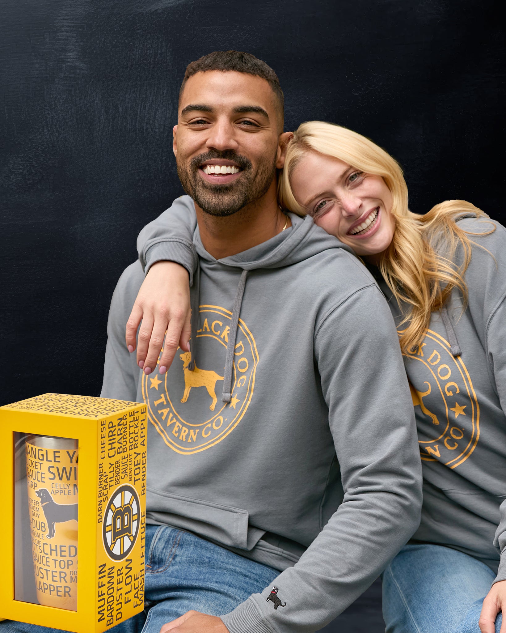 Black & Gold Hoodie plus FREE GIFT