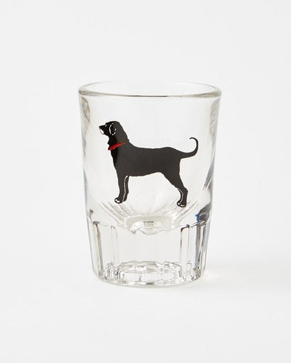 Black Dog Shot Glass 2.5oz