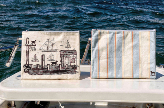 Dockside Striped Boat Bag