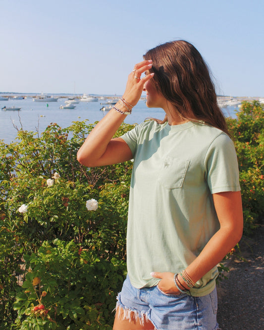 Ladies Tisbury Shortsleeve Pocket Tee