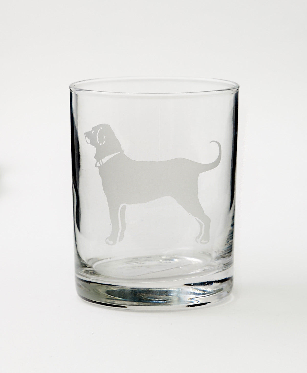 Etched Double Old Fashioned Glass