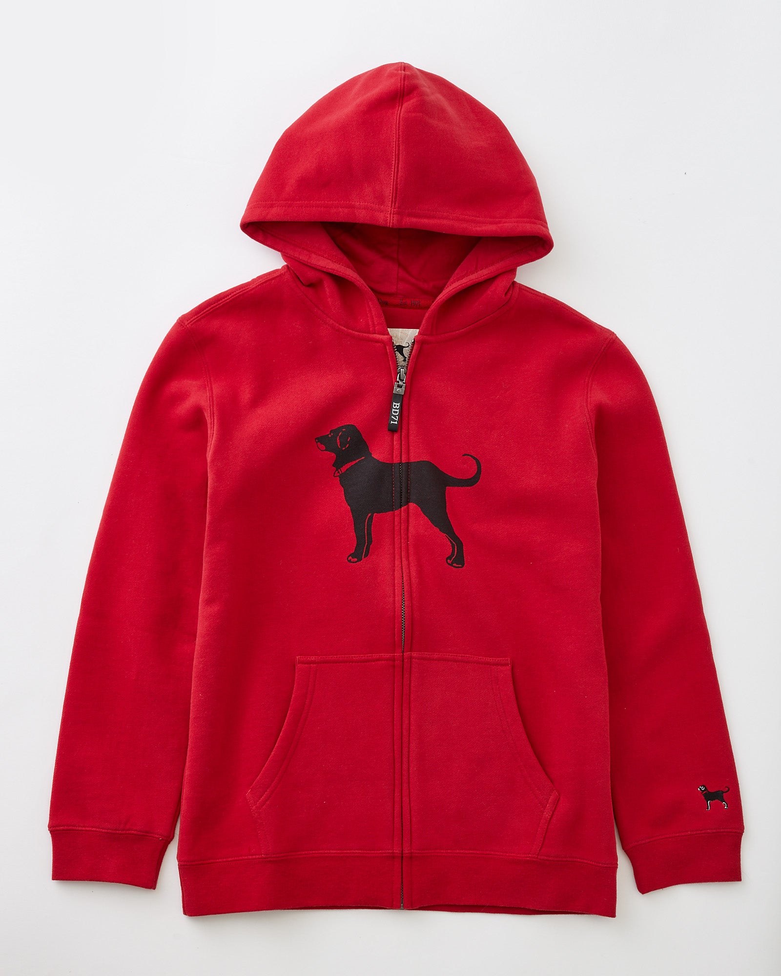 Kids Classic Full Zip Sweatshirt The Black Dog