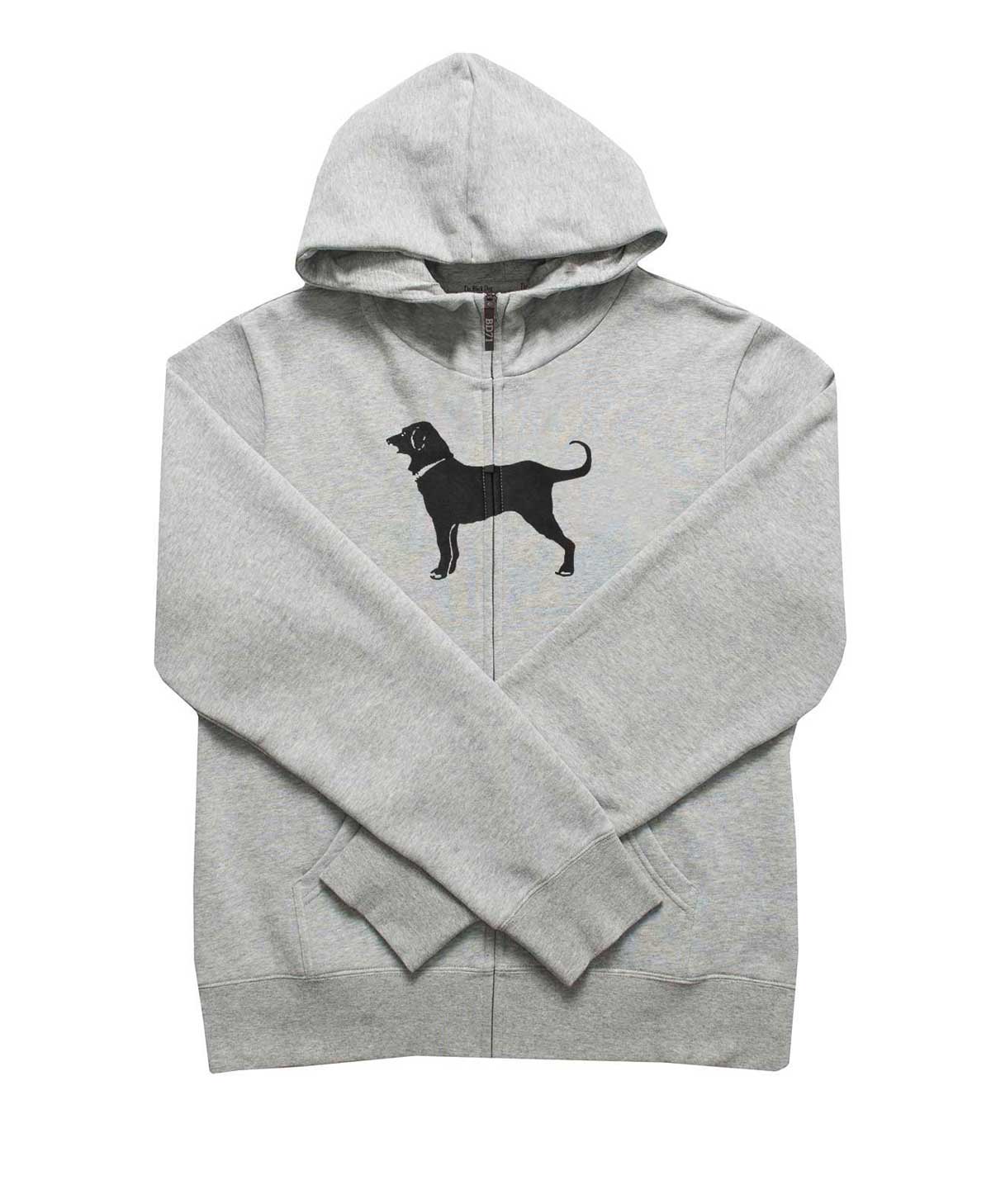 Black dog hooded store sweatshirt