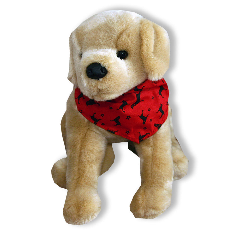 Black dog hot sale stuffed animal